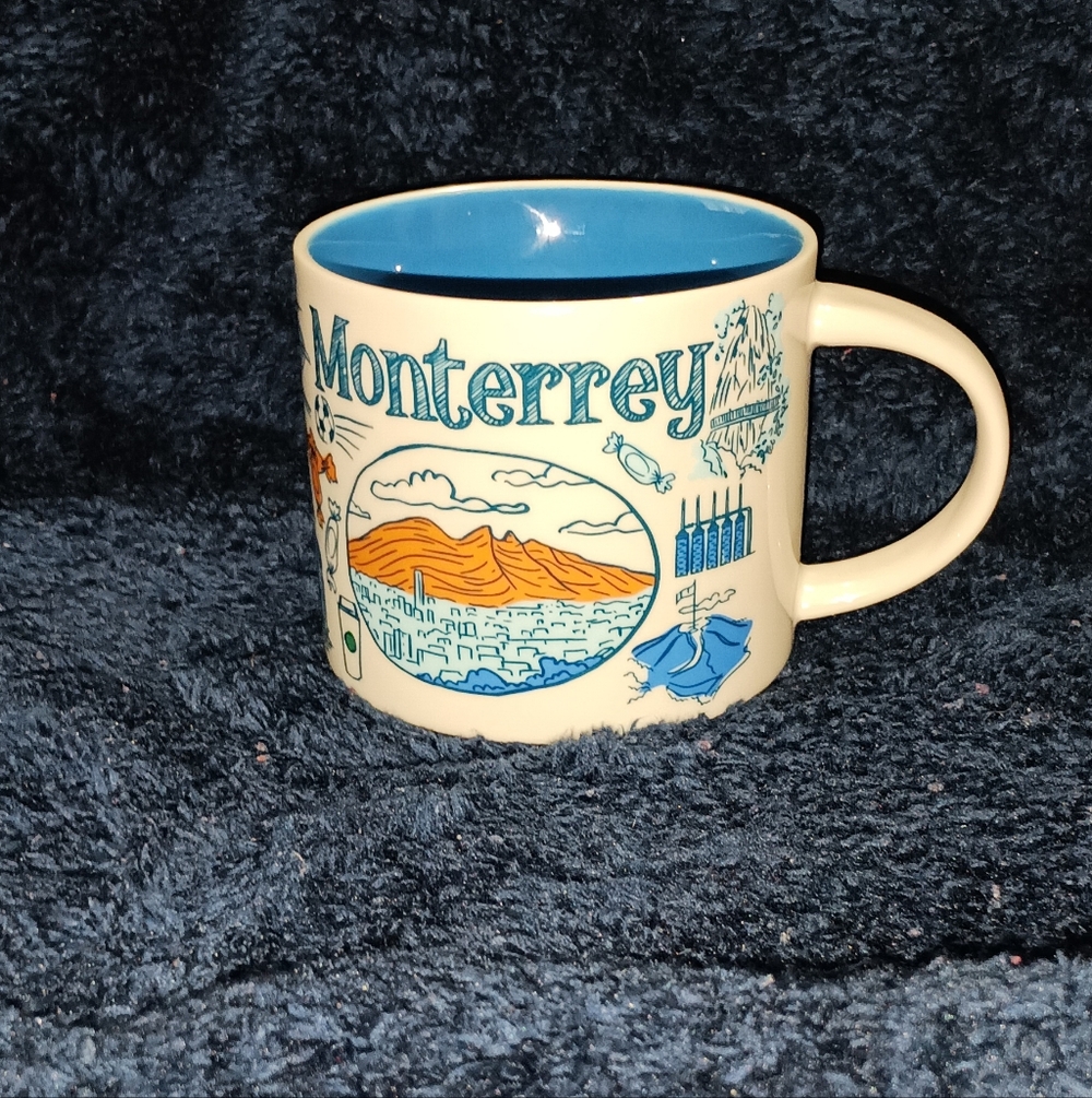 Monterey California Starbucks Been There Series 14 Ozs Ceramic Coffee Mug Cup